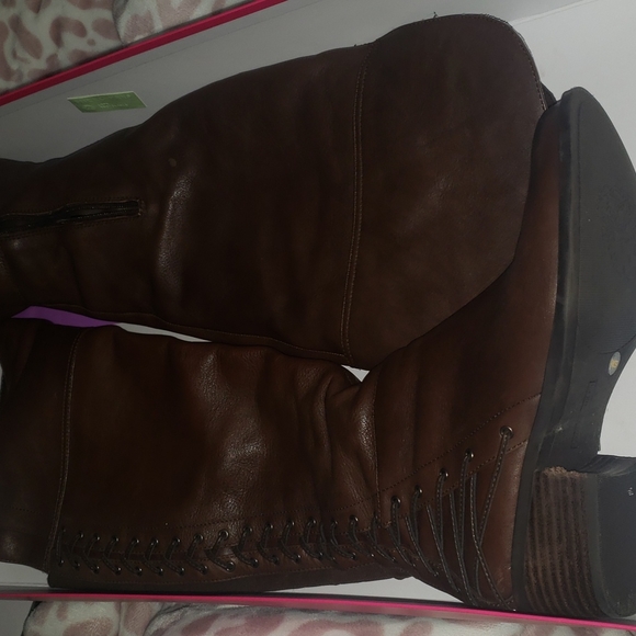 Vince Camuto Shoes - Vince Camuto VC-Bolina boots carob two tone antique size 9
